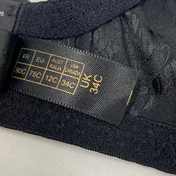 Agent Provocateur Harriette Soiree Black Bra 34C - Picture 8 of 8